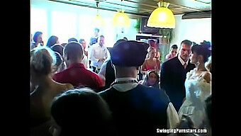 Oral And Group Sex In A Public Wedding Orgy