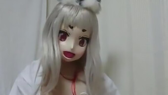 Japonska Lisica V Kigurumi Kostumu