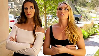 การเย็ดแบบฮาร์ดคอร์กับ Cassidy Klein และ Aj Applegate ใน Threesome